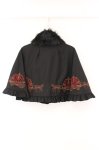 画像4: BPN / 王冠の馬車柄ケープ M ブラック O-26-04-14-012-GO-JA-OW-OS (4)