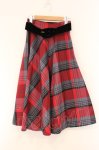 画像1: an another angelus / ビッグチェックフレアースカート F アカ系 O-26-04-14-014-CA-SK-OW-OS (1)