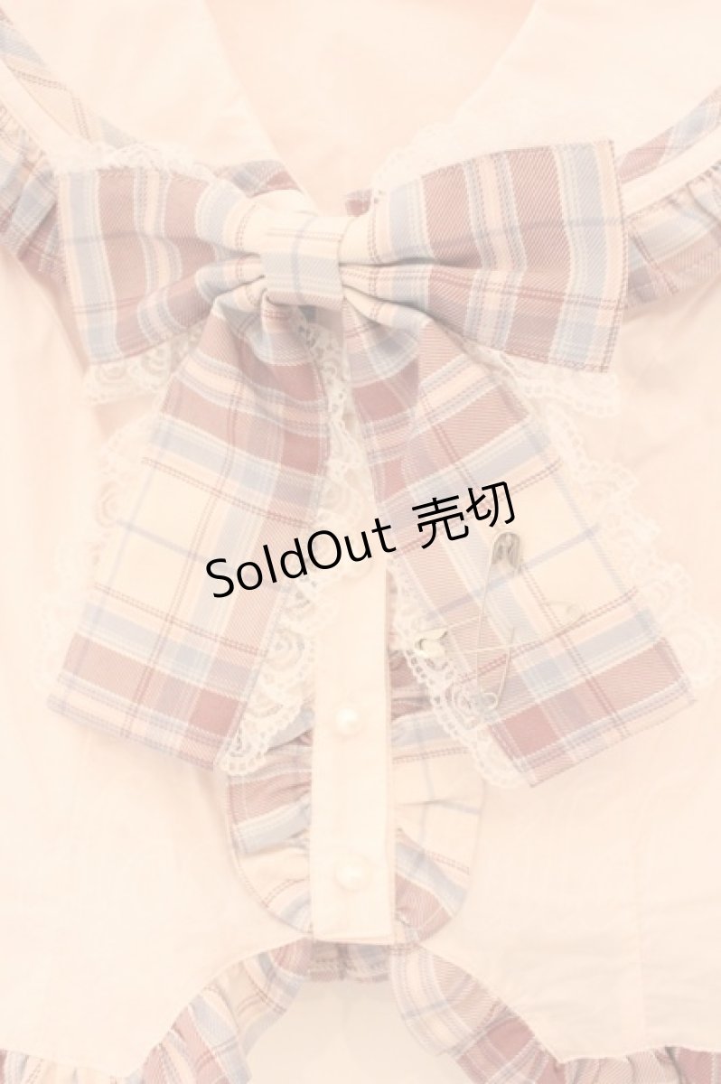 画像2: Ank Rouge / 安全ピンセーラーブラウス M ピンク O-26-04-14-018-CA-BL-OW-OS (2)
