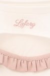 画像2: LAFARY / ドロストリボントップス F シロ×ピンク O-26-04-14-020-LO-TO-OW-OS (2)