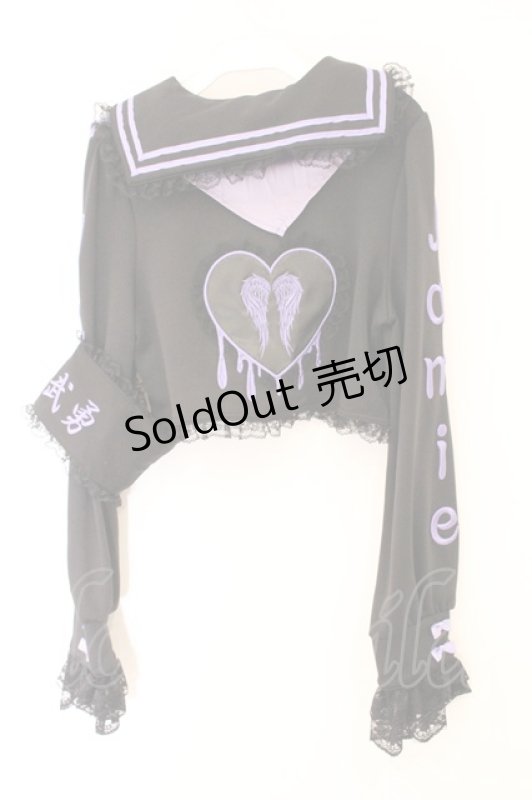 画像4: Jamie エーエヌケー / JAMIE特攻服 M クロ×ラベンダー O-26-04-14-021-LO-TO-OW-OS (4)