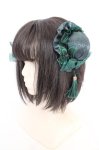 画像1: Hoshibako Works / 藤花集中華風お団子クリップ式ヘッドドレス  グリーン O-26-04-15-012-LO-AC-OW-OS (1)