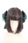 画像2: Hoshibako Works / 藤花集中華風お団子クリップ式ヘッドドレス  グリーン O-26-04-15-012-LO-AC-OW-OS (2)