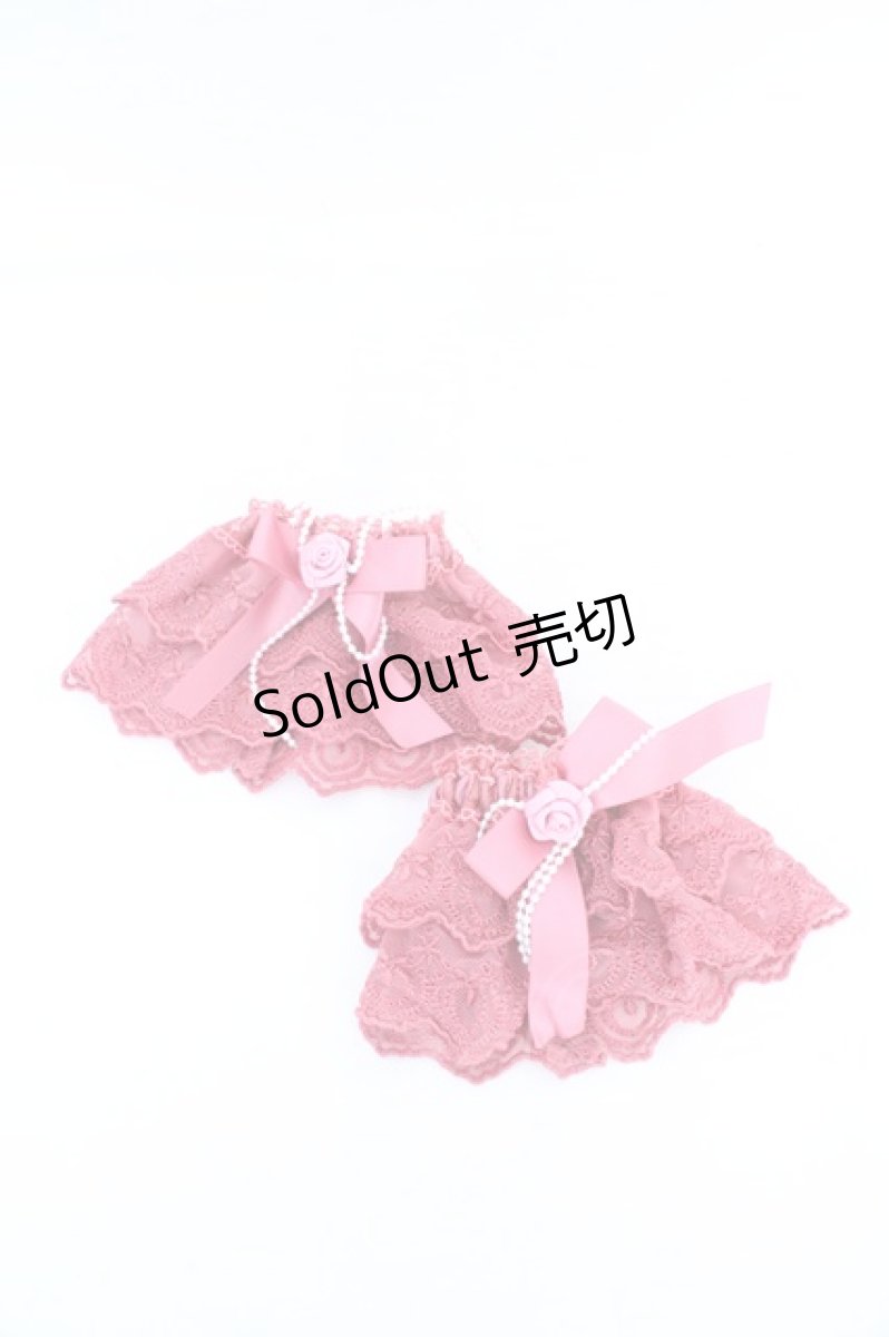 画像1: metamorphose / バラ付レースカフス  ピンク O-26-04-15-016-ME-ZA-IG-OS (1)