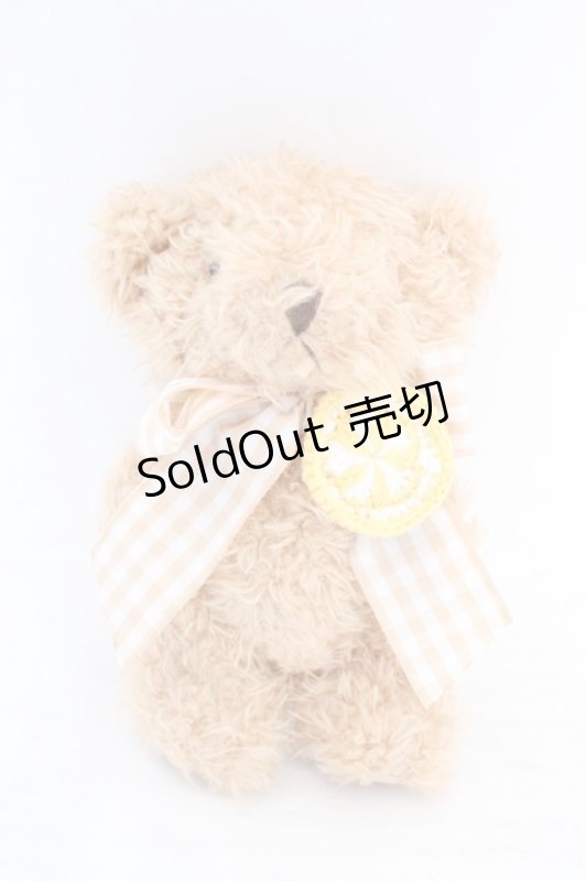 画像1: PINK HOUSE / ハニーレモンテディコサージュ  ベージュ O-26-04-15-017-LO-ZA-IG-OS (1)