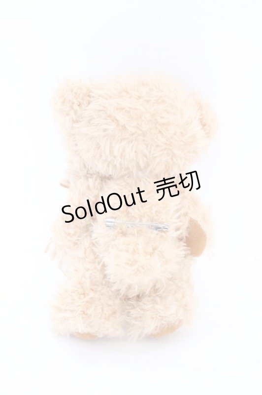 画像2: PINK HOUSE / ハニーレモンテディコサージュ  ベージュ O-26-04-15-017-LO-ZA-IG-OS (2)