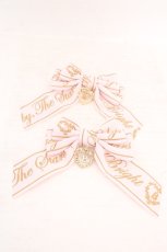 画像1: BABY,THE STARS SHINE BRIGHT / Best Wishes シンプルリボンクリップ  ピンク O-26-04-15-037-BA-AC-OW-OS (1)