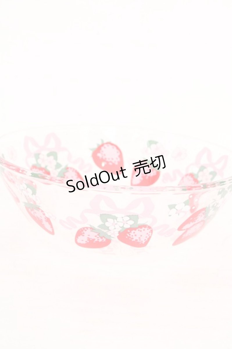 画像2: Angelic Pretty / オリジナル Berry Gardenグラスボウル  クリア×アカ O-26-04-15-056-AP-ZA-OW-OS (2)
