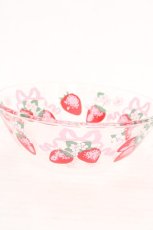 画像2: Angelic Pretty / オリジナル Berry Gardenグラスボウル  クリア×アカ O-26-04-15-056-AP-ZA-OW-OS (2)