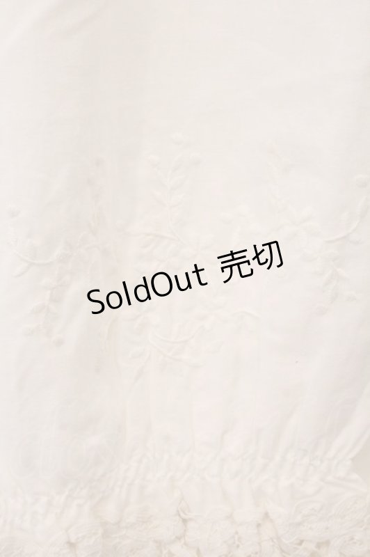 画像2: PINK HOUSE / 刺繍リネンドロワーズ  シロ O-26-04-16-036-LO-PA-IG-OS (2)