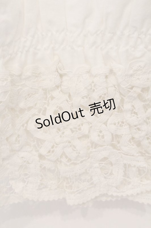 画像3: PINK HOUSE / 刺繍リネンドロワーズ  シロ O-26-04-16-036-LO-PA-IG-OS (3)