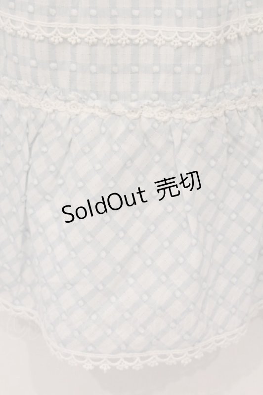 画像3: PINK HOUSE / ドビードットチェックキャミソール  サックス O-26-04-16-044-LO-TO-IG-OS (3)