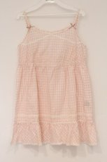 画像1: PINK HOUSE / ドビードットチェックキャミソール  ピンク O-26-04-16-045-LO-TO-IG-OS (1)
