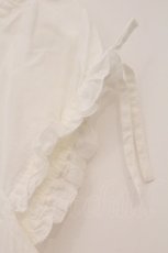 画像2: PINK HOUSE / ピコフリルノースリーブチュニック  シロ O-26-04-16-053-LO-BL-IG-OS (2)