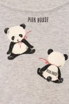 画像2: PINK HOUSE / パンダプリントTシャツ  グレー O-26-04-16-060-LO-TS-IG-OS (2)