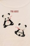 画像2: PINK HOUSE / パンダプリントTシャツ  シロ O-26-04-16-062-LO-TS-IG-OS (2)