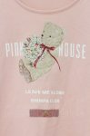 画像2: PINK HOUSE / ブーケテディプリントカットソー  ピンク O-26-04-16-064-LO-TO-IG-OS (2)