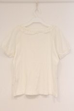 画像4: PINK HOUSE / ローンパフスリーブTシャツ L シロ O-26-04-16-066-LO-TS-IG-OS (4)