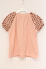 画像4: PINK HOUSE / チェックパフスリーブカットソー  ピンク O-26-04-16-070-LO-TO-IG-OS (4)