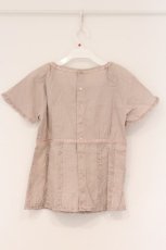 画像4: PINK HOUSE / スクエアはしごレースリネンブラウス  ピンク O-26-04-16-072-LO-BL-IG-OS (4)