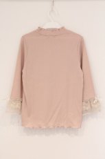 画像3: axes femme / レース重ねデザイン袖プルオーバー F ピンク O-26-04-16-008-AX-TO-OW-OS (3)