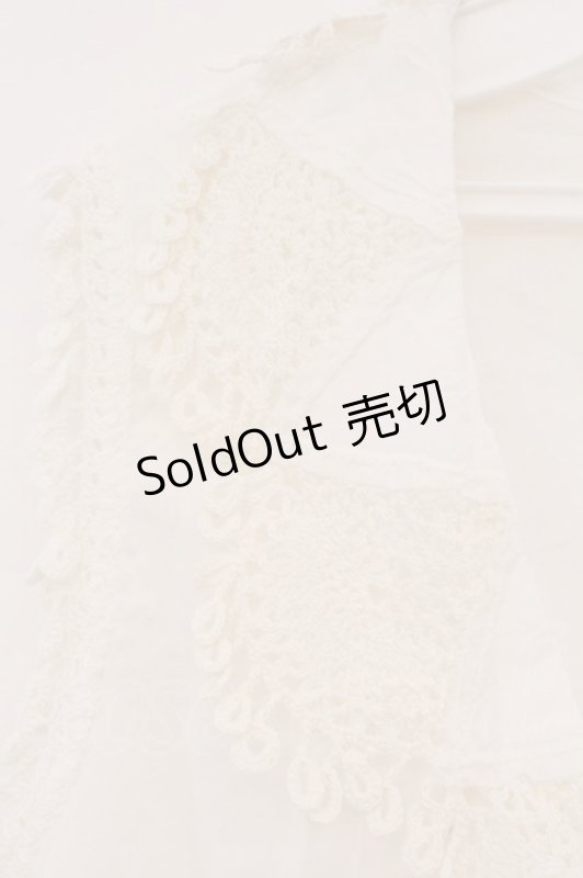 画像2: PINK HOUSE / レーススカラップボレロ  シロ O-26-04-16-076-LO-TO-IG-OS (2)