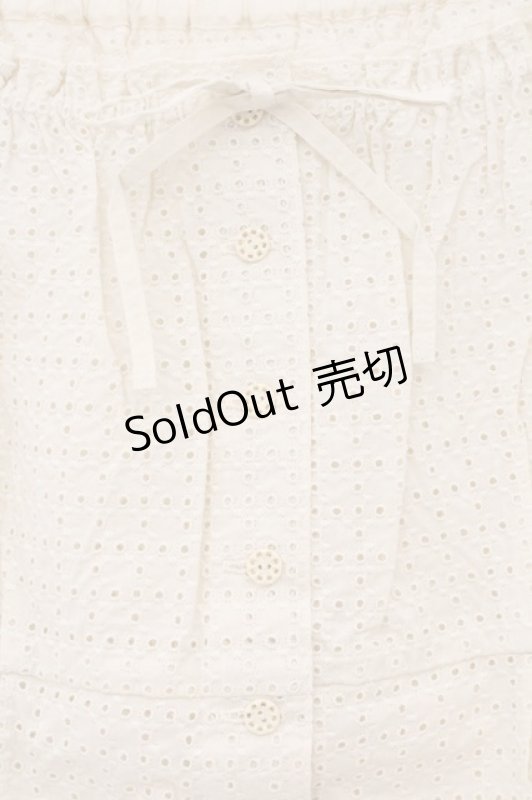 画像2: INGEBORG / 総レースブラウス  ベージュ O-26-04-16-078-LO-BL-IG-OS (2)