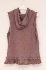 画像5: PINK HOUSE / スウィーツモチーフニットベスト  ラベンダー O-26-04-16-084-LO-TO-IG-OS (5)