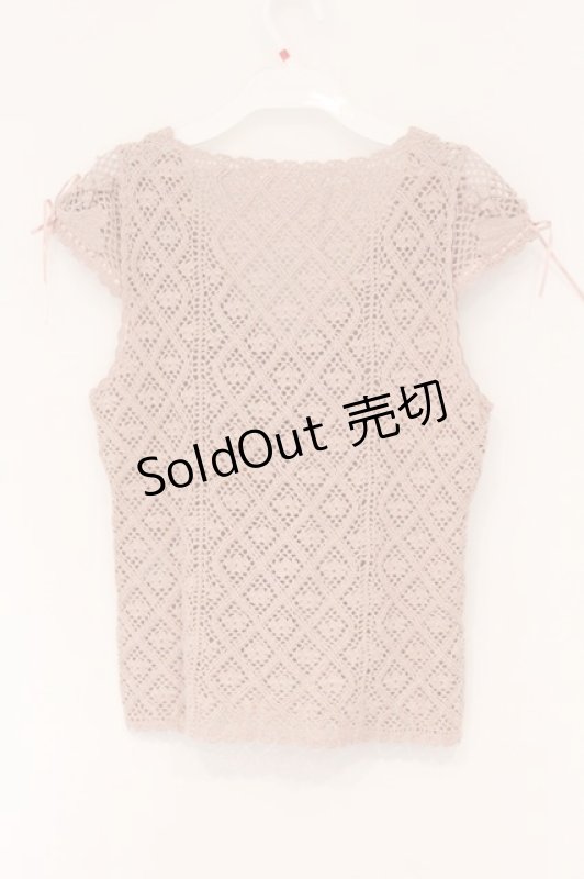 画像4: INGEBORG / ニットベスト  ピンク O-26-04-16-088-LO-TO-IG-OS (4)