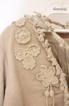 画像3: PINK HOUSE / モチーフつきボレロジャケット  ベージュ O-26-04-16-096-LO-JA-IG-OS (3)