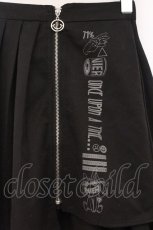 画像2: NieR Clothing / ZIPスカート F ブラック O-26-04-16-015-PU-PA-OW-OS (2)