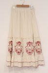 画像1: axes femme / リボンＸブーケ刺繍スカート F クリーム O-26-04-16-017-AX-SK-OW-OS (1)