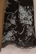 画像2: axes femme / オーナメント柄切替ワイドパンツ F ベージュ O-26-04-16-019-AX-PA-OW-OS (2)