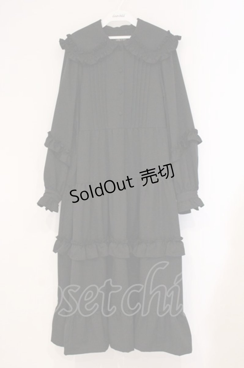 画像1: Candy Stripper / MAKE MY DREAM FRILL DRESS　ワンピース 2 ブラック O-26-04-16-029-PU-OP-OW-OS (1)