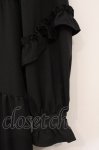 画像3: Candy Stripper / MAKE MY DREAM FRILL DRESS　ワンピース 2 ブラック O-26-04-16-029-PU-OP-OW-OS (3)