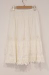 画像4: PINK HOUSE / カットワークレース配色スカート  シロ O-26-04-16-030-LO-SK-IG-OS (4)