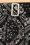 画像2: Jamieエーエヌケー / バンダナ柄スカート  クロ O-26-04-18-028-0-SK-IG-OS (2)