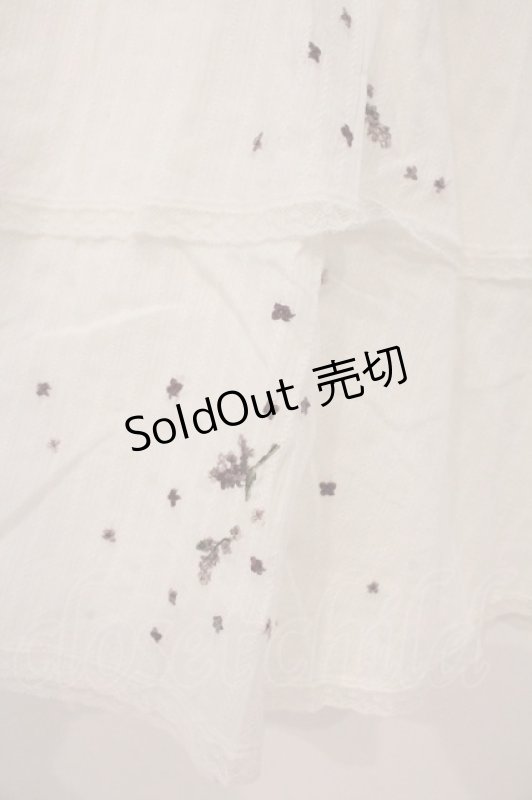 画像3: PINK HOUSE / カシュクール刺繍チュニック  ホワイト O-26-04-18-003-LO-JA-IG-OS (3)