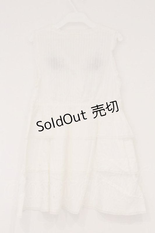 画像4: PINK HOUSE / カシュクール刺繍チュニック  ホワイト O-26-04-18-003-LO-JA-IG-OS (4)