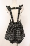 画像4: LIZ LISA / レースアップサスペンダー付スカパン  クロ O-26-04-18-033-LO-PA-IG-OS (4)