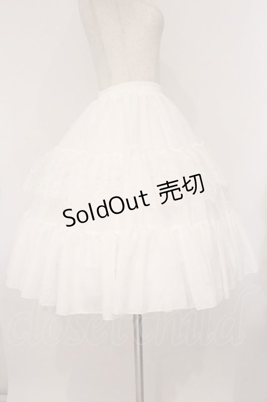 画像3: Hoshibako Works / 47cmショートワイヤーパニエスカート  シロ O-26-04-18-034-LO-SK-IG-OS (3)