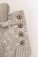 画像3: INGEBORG / ストライプ刺繍スカート  ベージュ O-26-04-18-005-LO-SK-IG-OS (3)