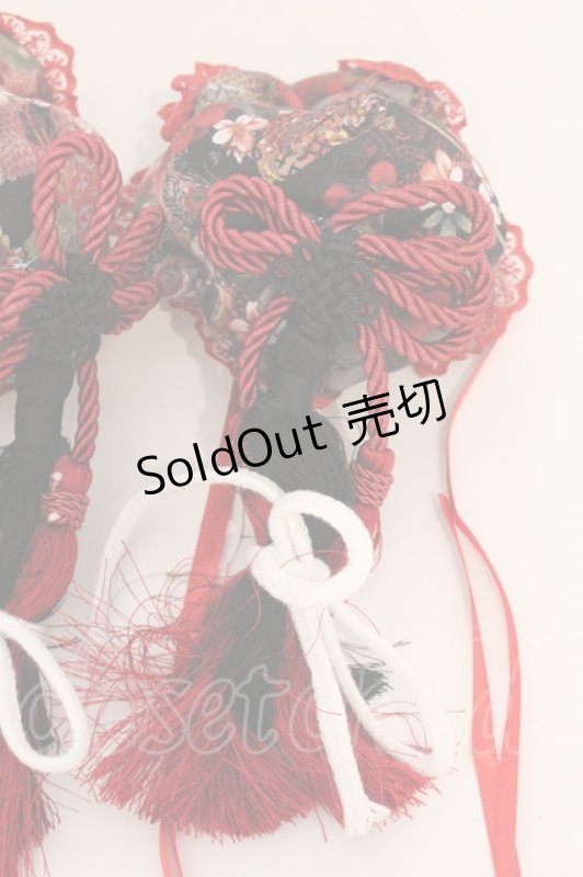 画像2: Qutie Frash / シニヨンカバー  レッド O-26-04-18-001-QU-ZA-OW-OS (2)