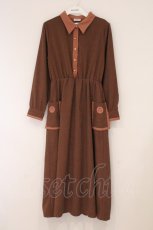 画像1: LEBECCA boutique / 花屋の店先のワンピース  ダークピンク O-26-04-18-058-EL-OP-IG-ZT241 (1)