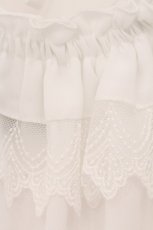 画像2: ATELIER PIERROT / パフスリーブシャーリングブラウス  ホワイト O-26-04-18-063-EL-BL-OW-OS (2)
