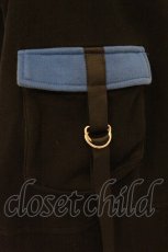 画像3: ililil / あのね。コラボ切り替えハイネックプリントパーカー  ブラック×ブルー O-26-04-18-065-PU-TO-IG-OS (3)