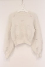 画像1: ANOTHER BRANCH olive des olive / リボン刺繍フェザープルオーバー  アイボリー O-26-04-18-067-LO-TO-IG-ZT126 (1)