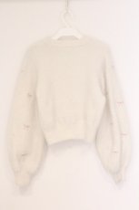 画像3: ANOTHER BRANCH olive des olive / リボン刺繍フェザープルオーバー  アイボリー O-26-04-18-067-LO-TO-IG-ZT126 (3)