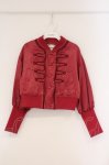 画像1: Jane Marple / Vintage satin Napoleon jacket（ヴィンテージサテンナポレオンジャケット） M アカ系 O-26-04-18-010-JM-JA-IG-OS (1)