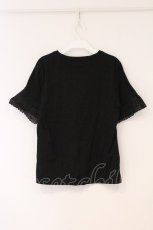 画像3: Jane Marple Dans Le Salon / Lace sleeve T-shirt（レーススリーブティーシャツ） M クロ O-26-04-18-012-JM-TO-IG-OS (3)